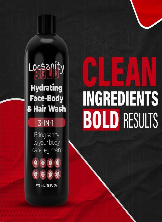 Locsanity BOLD 3-in-1 Men’s Hydrating Face, Body, and Hair Wash - Image 2